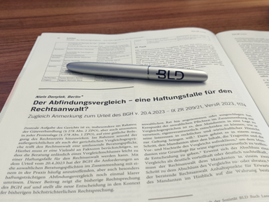 Haftungsfalle Abfindungsvergleich: Danylak kommentiert Urteil des BGH