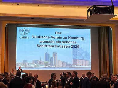 BLD beim traditionellen Schifffahrtsessen in Hamburg