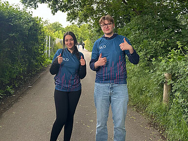BLD-Azubis beim "Run for Respect"
