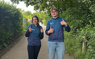BLD-Azubis beim "Run for Respect"